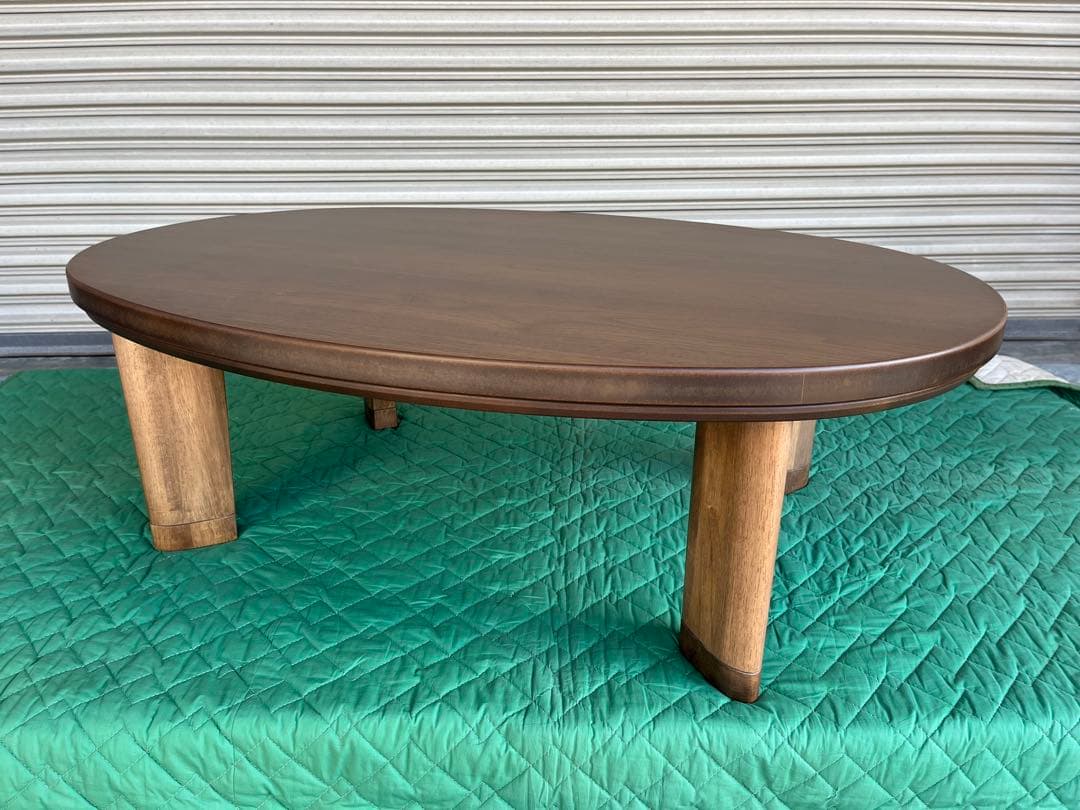 ☆ 送料無料　国産楕円こたつ　120cm WN ヒーター込 ☆