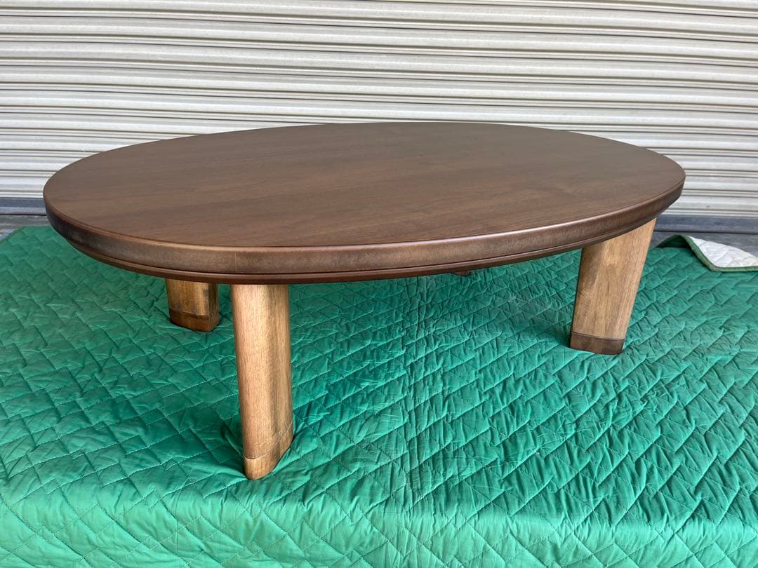 ☆ 送料無料　国産楕円こたつ　120cm WN ヒーター込 ☆