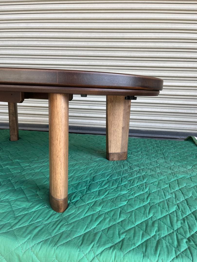 ☆ 送料無料　国産楕円こたつ　120cm WN ヒーター込 ☆