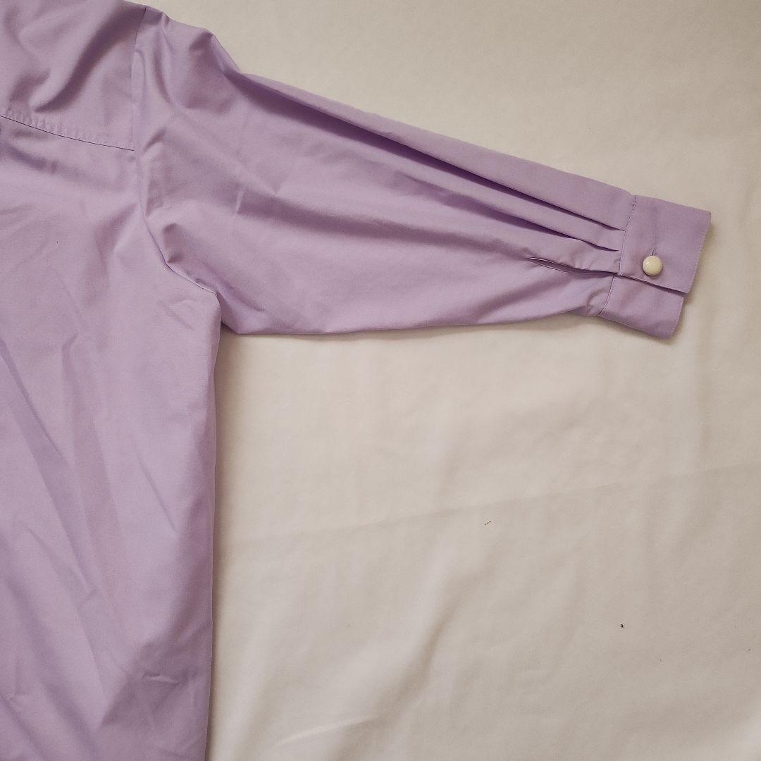 美品❤ヨリyori 　キャンディボタンシャツ　 ライトパープル