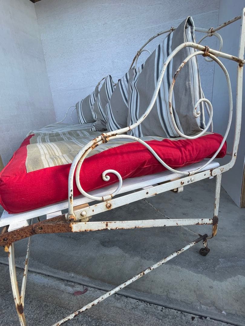 アンティーク/フランス/フレンチ/シャビー /ベッド/ソファ/アイアン/店舗什器