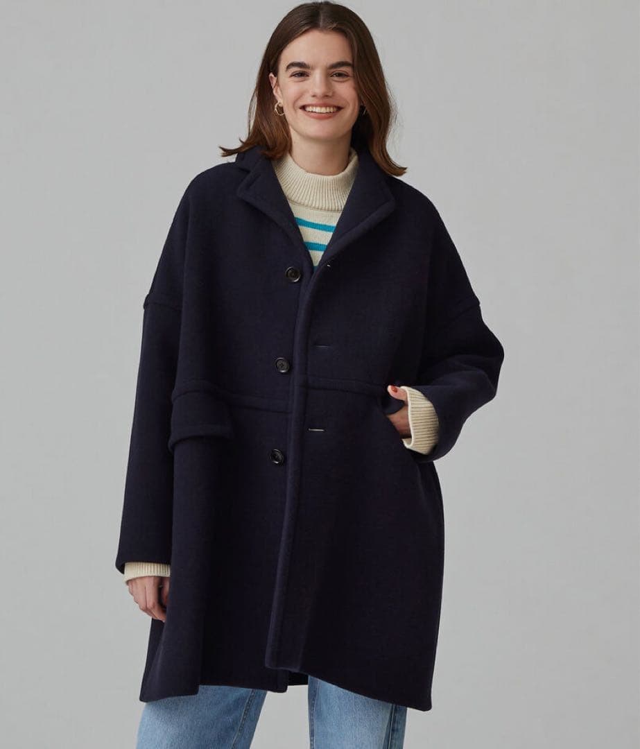 トゥモローランド MACPHEEマカフィー パイルメルトンオーバーサイズドコート