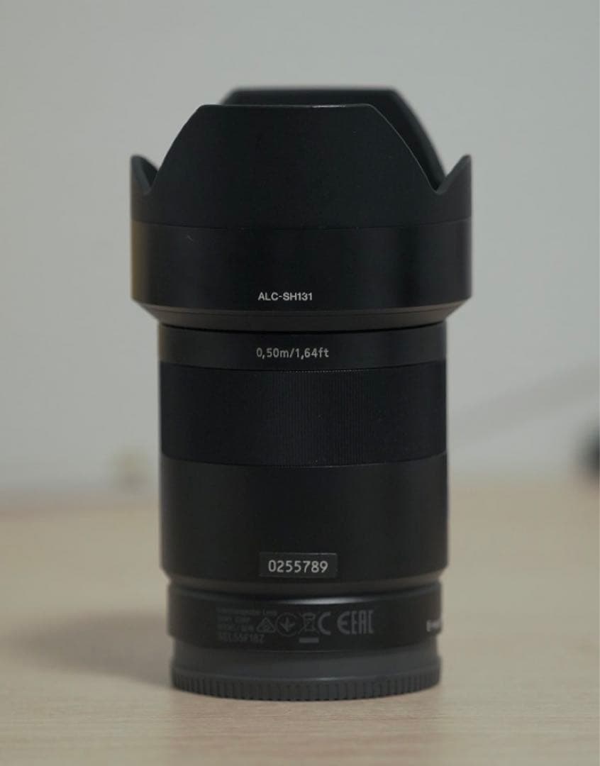 【美品】Sony Zeiss ZA 55mm F1.8 SEL55F18Z