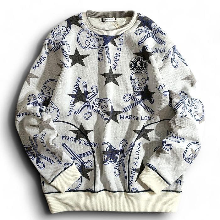 マーク＆ロナ ゴルフ スタースリンガーウィンドストッパー ニット ウェア XL