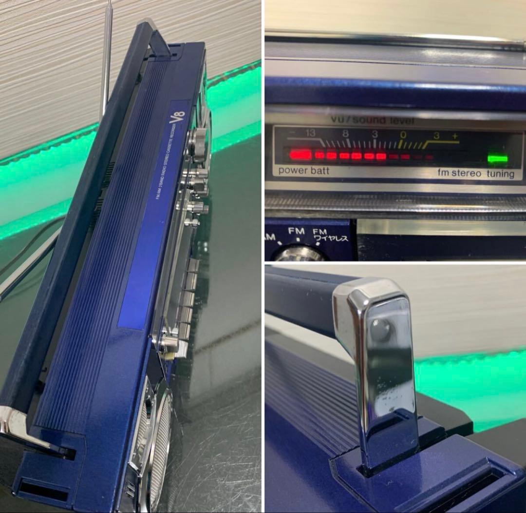 美品 SANYO 三洋 MR-V8 昭和レトロ ラジカセ 希少動作品 サンヨー