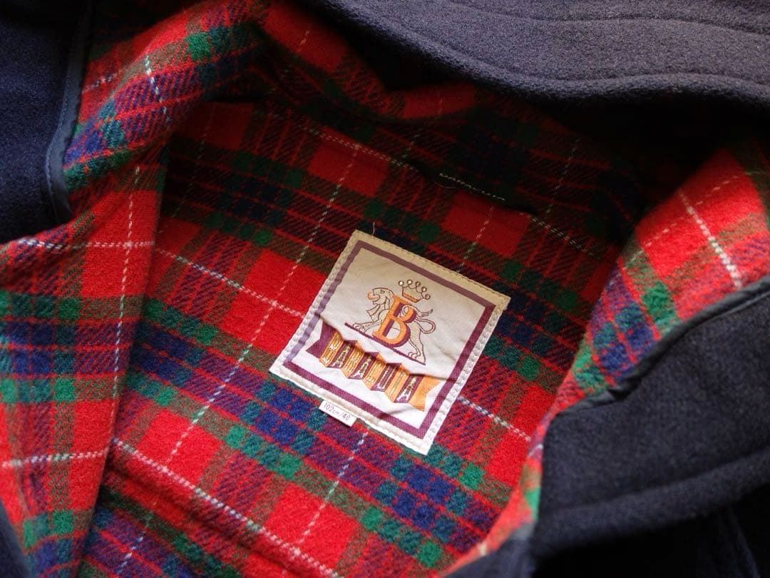 BARACUTA ダッフルコート 40 L相当 バラクータ ネイビー 美品