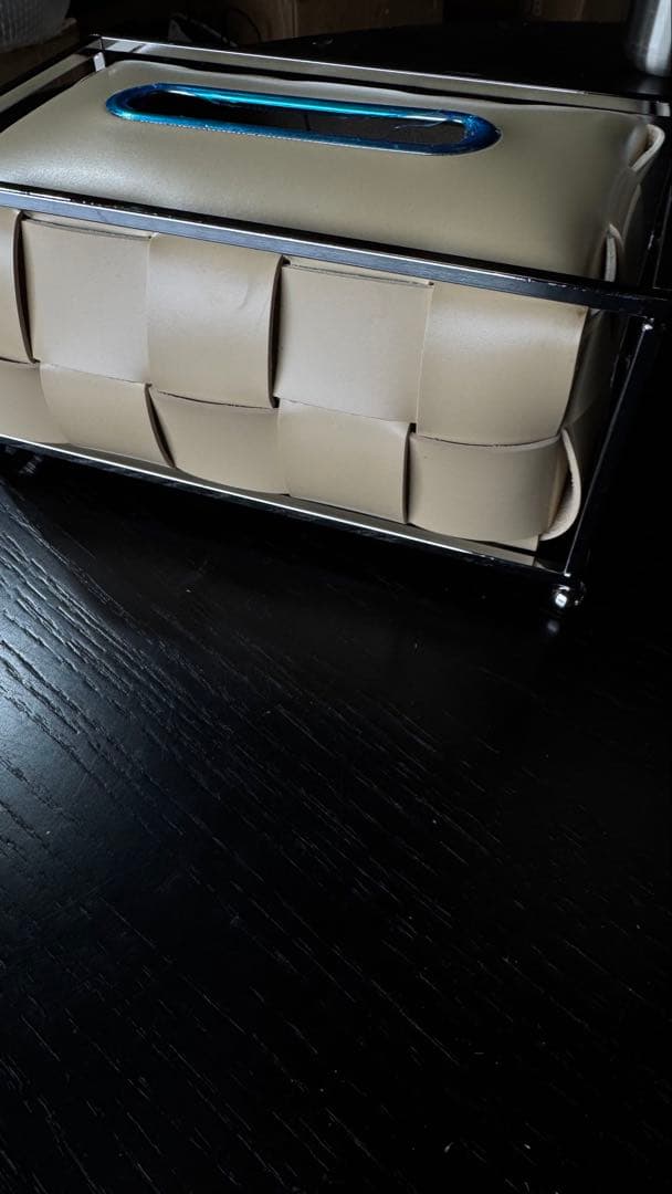 ベージュ モダンティッシュボックス