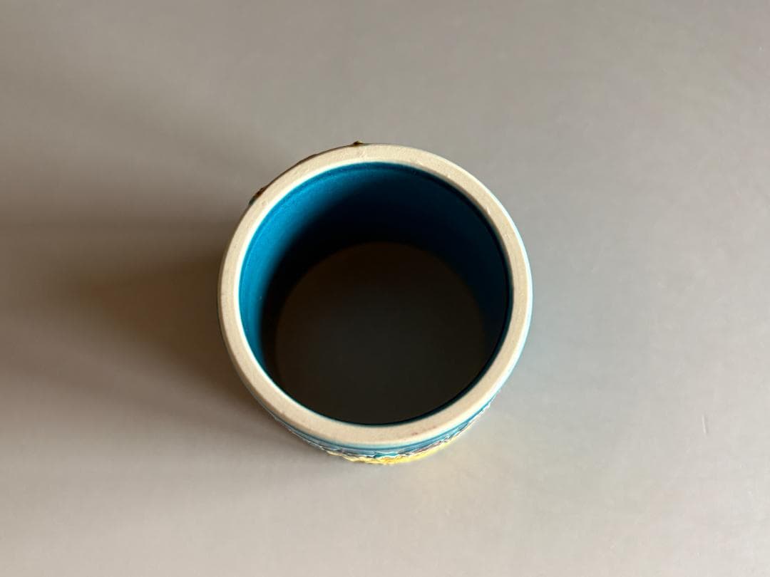 福ちゃんさん　中村翠嵐　浅黄交趾蜻蛉　蓋置　茶道具