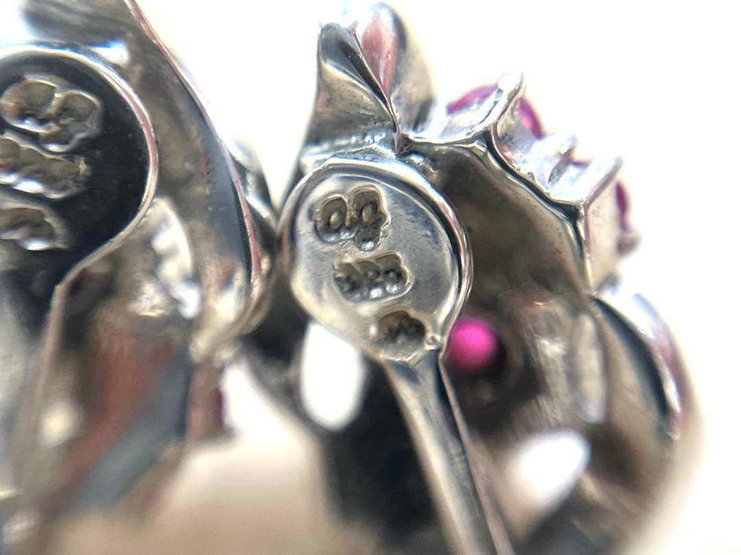 ⭐️SILVER シルバー ブローチ ペンダント イヤリング セット レディース