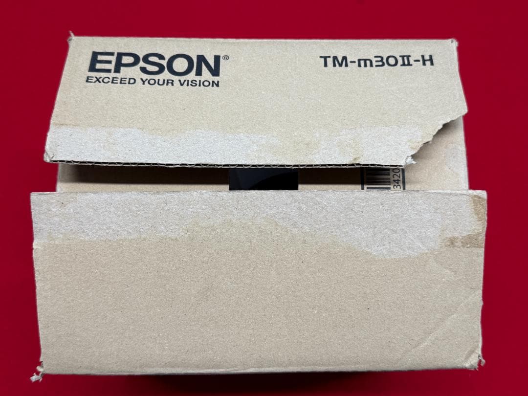 使用極少 EPSON TM-m30Ⅱ-H ブラック レシートプリンター ⑬