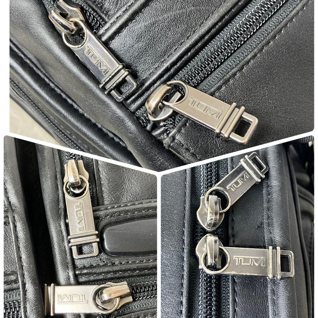 美品✨トゥミ オールレザー ナッパ 本革 2way ビジネスバッグ 黒 A4