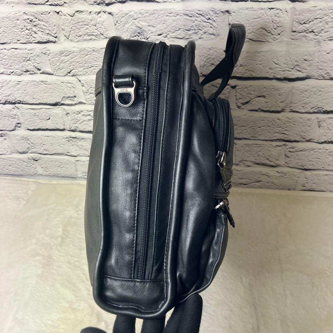 美品✨トゥミ オールレザー ナッパ 本革 2way ビジネスバッグ 黒 A4