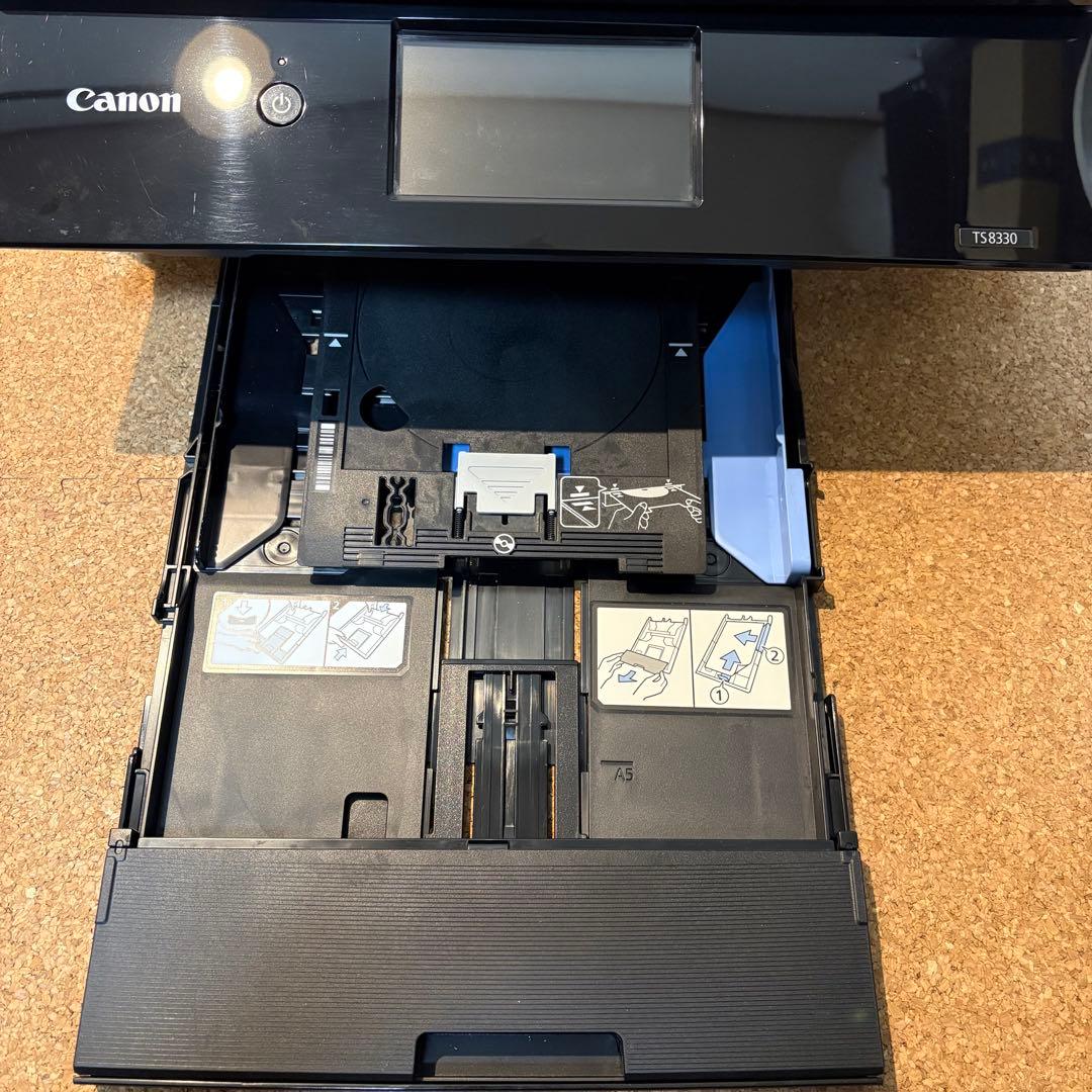 【美品】総枚数584枚！インク新品！Canon TS8330 BK プリンター