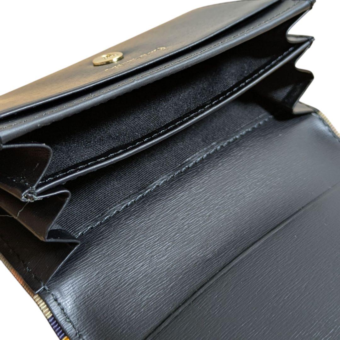 ポールスミス 名刺入れ スワールエッジ BPW382 ブラック