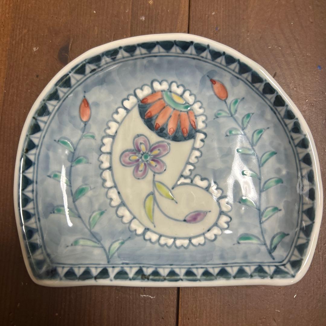 有田焼　波佐見焼　林九郎　夢路　取皿　２枚　佐藤走波好き　パステルカラー