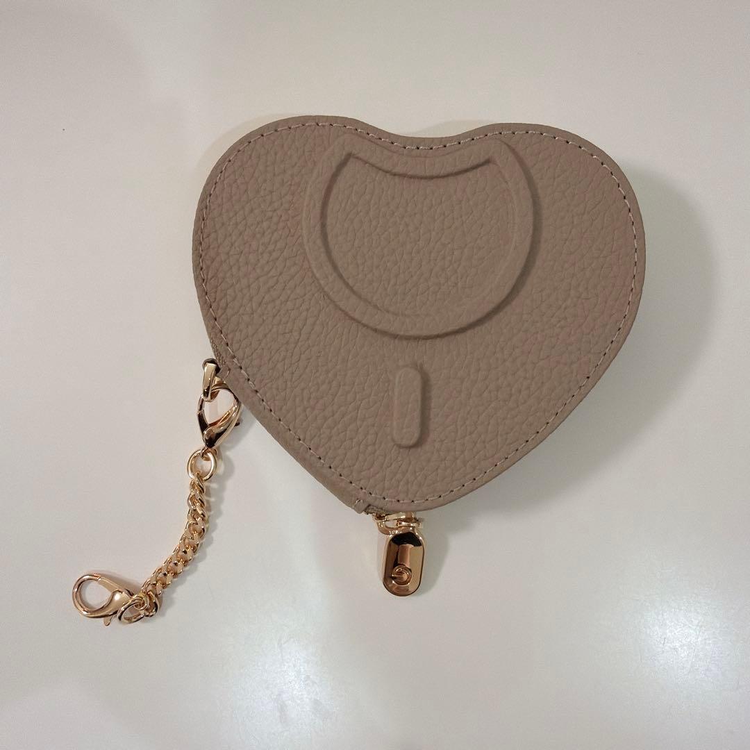 custype ハートデザインポーチ グレージュ iPhone17pro