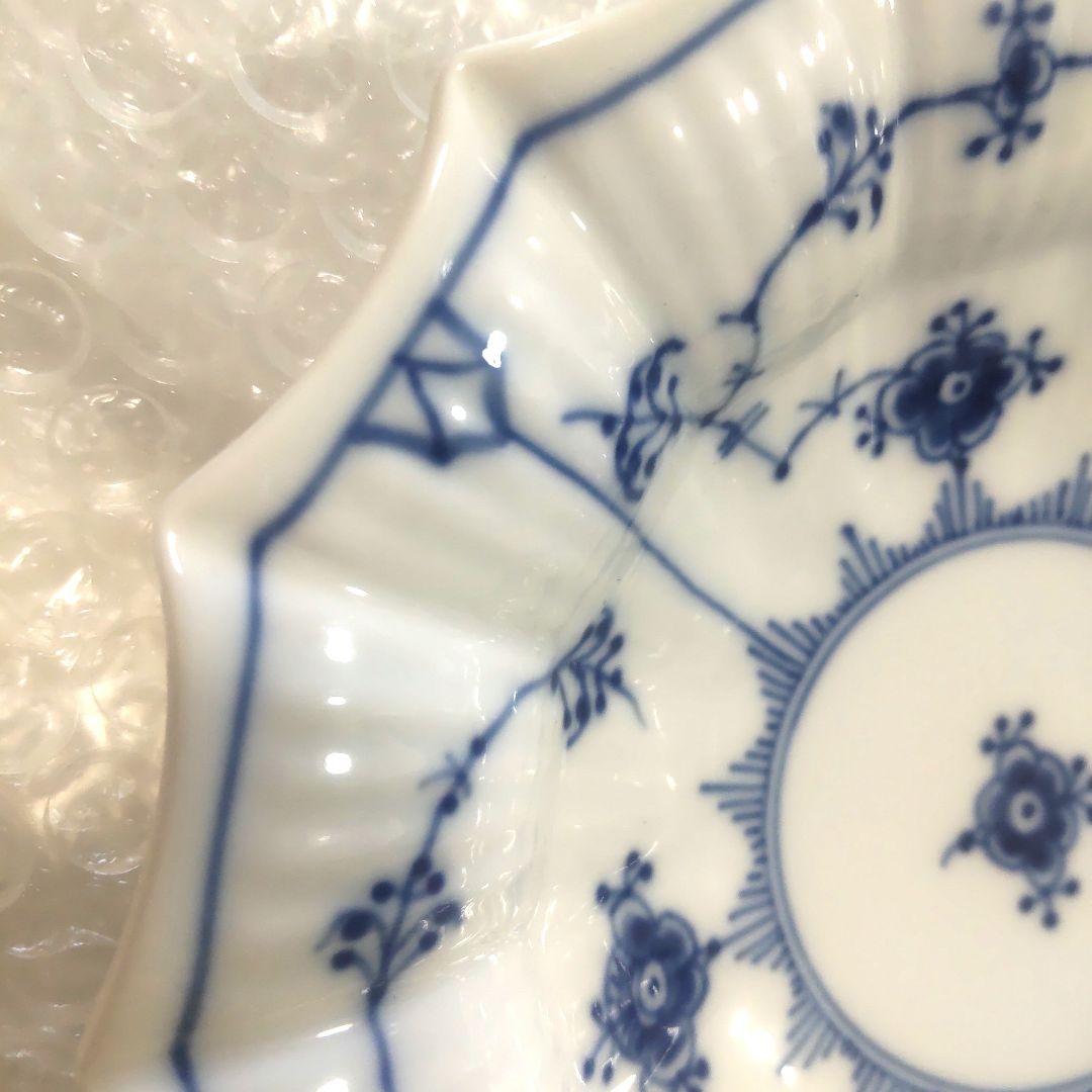 新品 ロイヤルコペンハーゲン ブルーフルーテッド シェルディッシュ