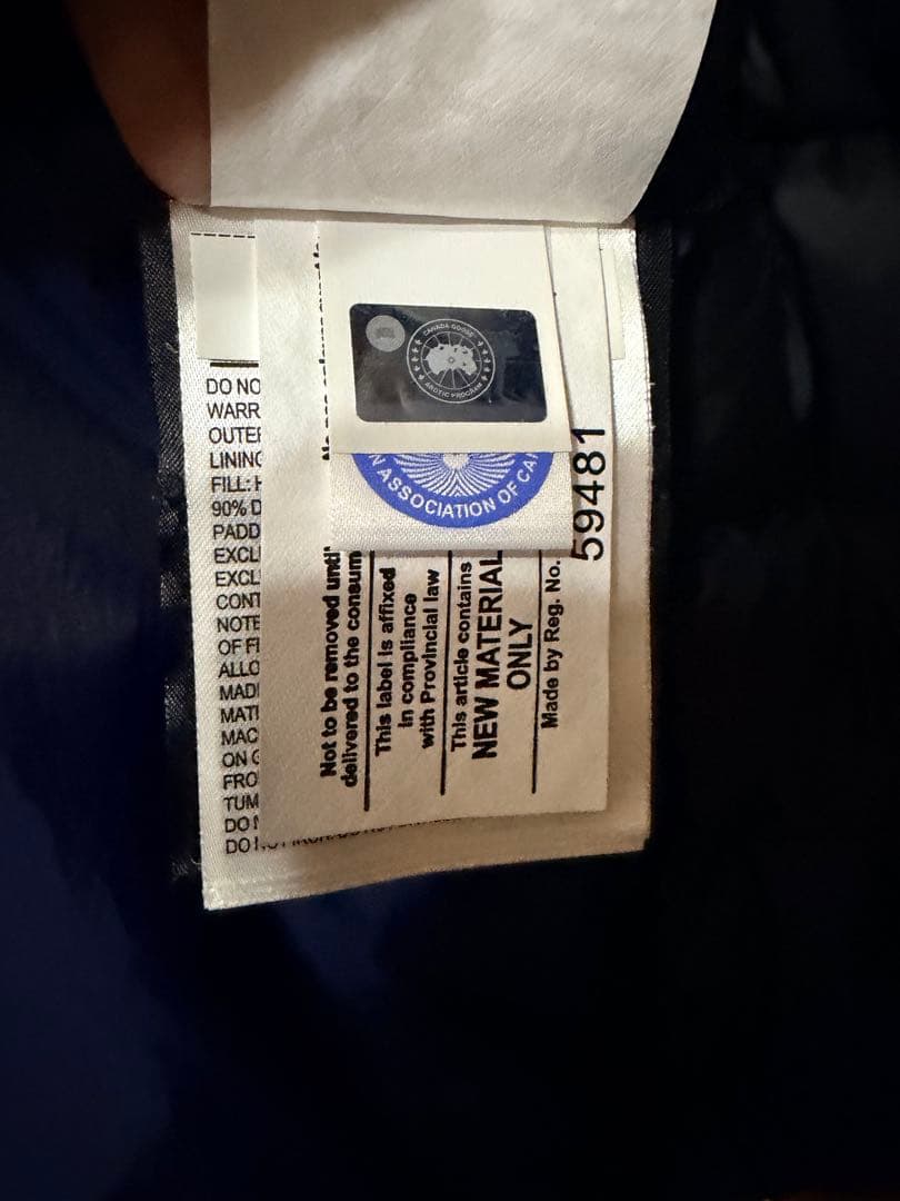 青*空様 カナダグース　ロッジフーディ　ダウン　パッカブル　国内正規品　Sサイズ