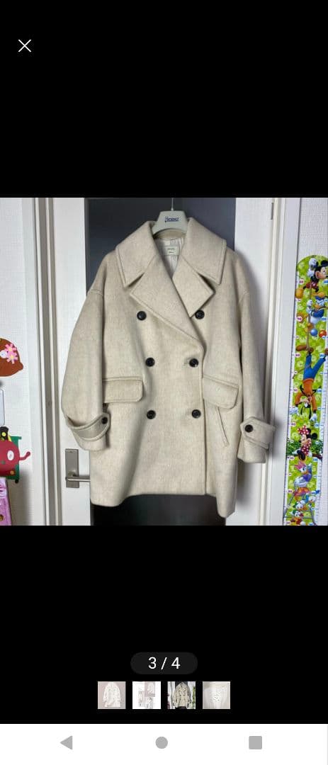 ロンハーマン別注 ebure スーパー100SビーバーメルトンPコート