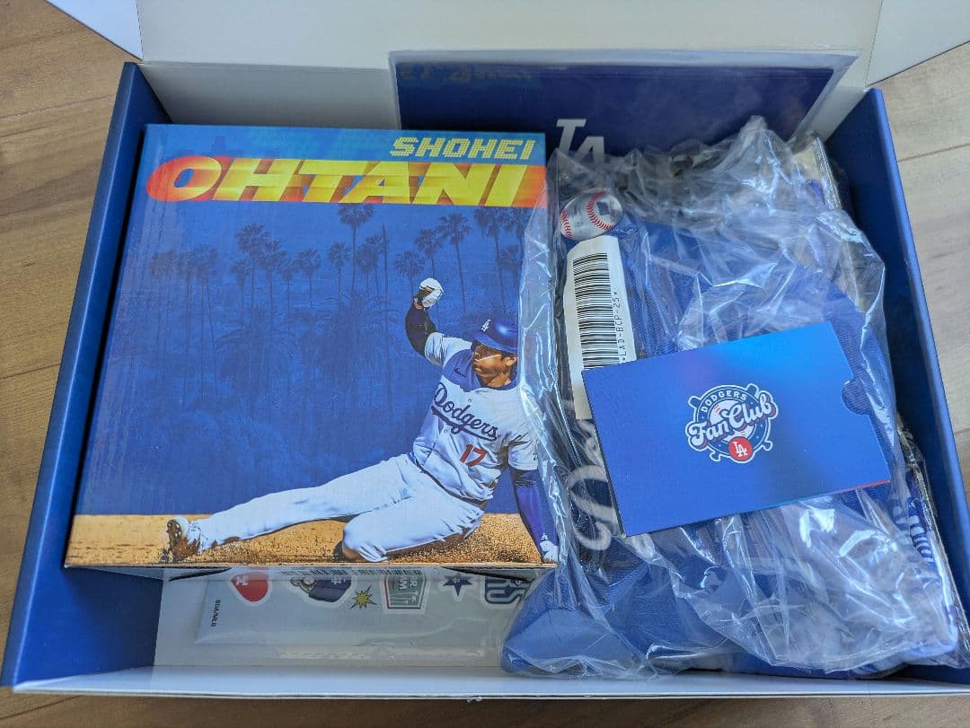 大谷翔平 ロサンゼルス・ドジャース ファンクラブグッズ セット　抜きなし