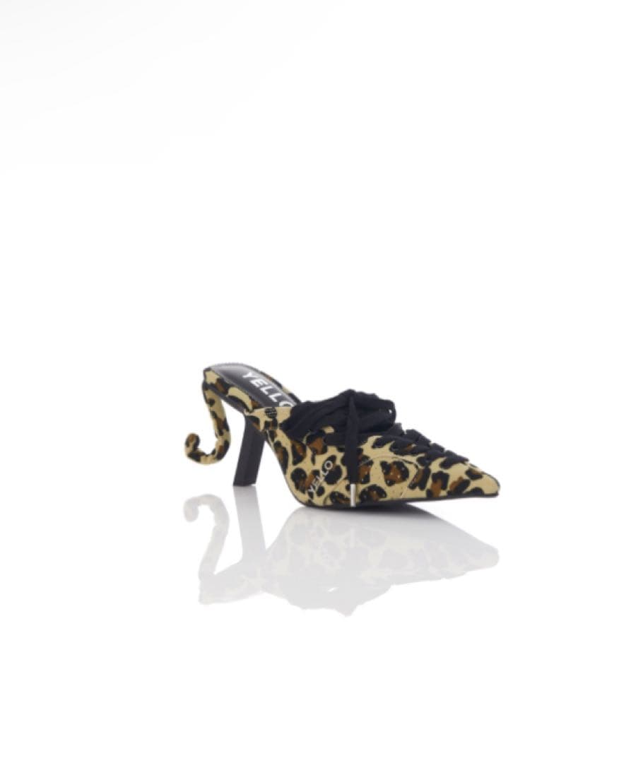 YELLO ヒョウ柄 ミュール スニーカーミュール