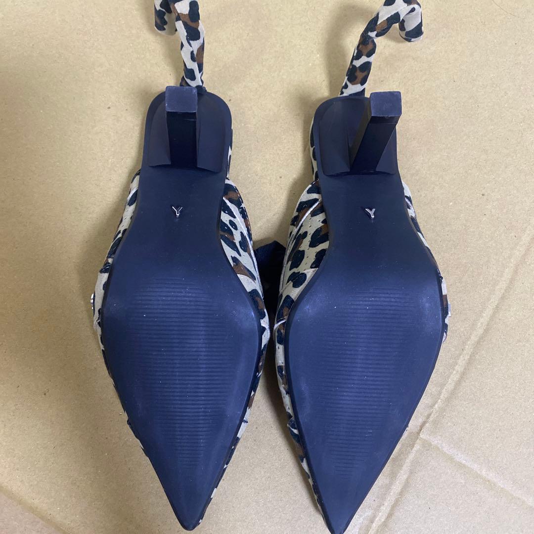 YELLO ヒョウ柄 ミュール スニーカーミュール