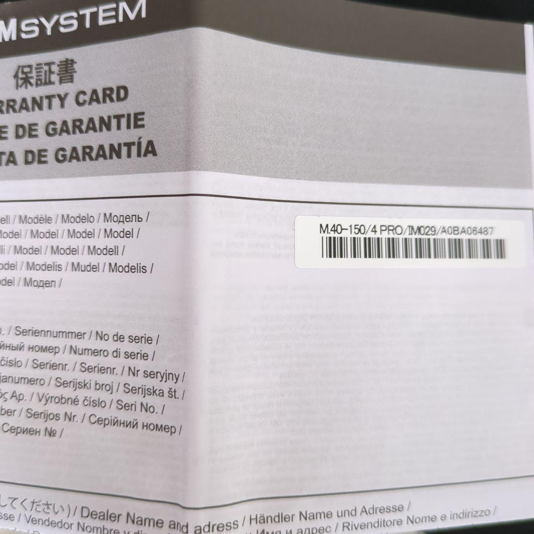 レンズ(ズーム) M.ZUIKO DIGITAL ED 40-150mm F4.0 PRO