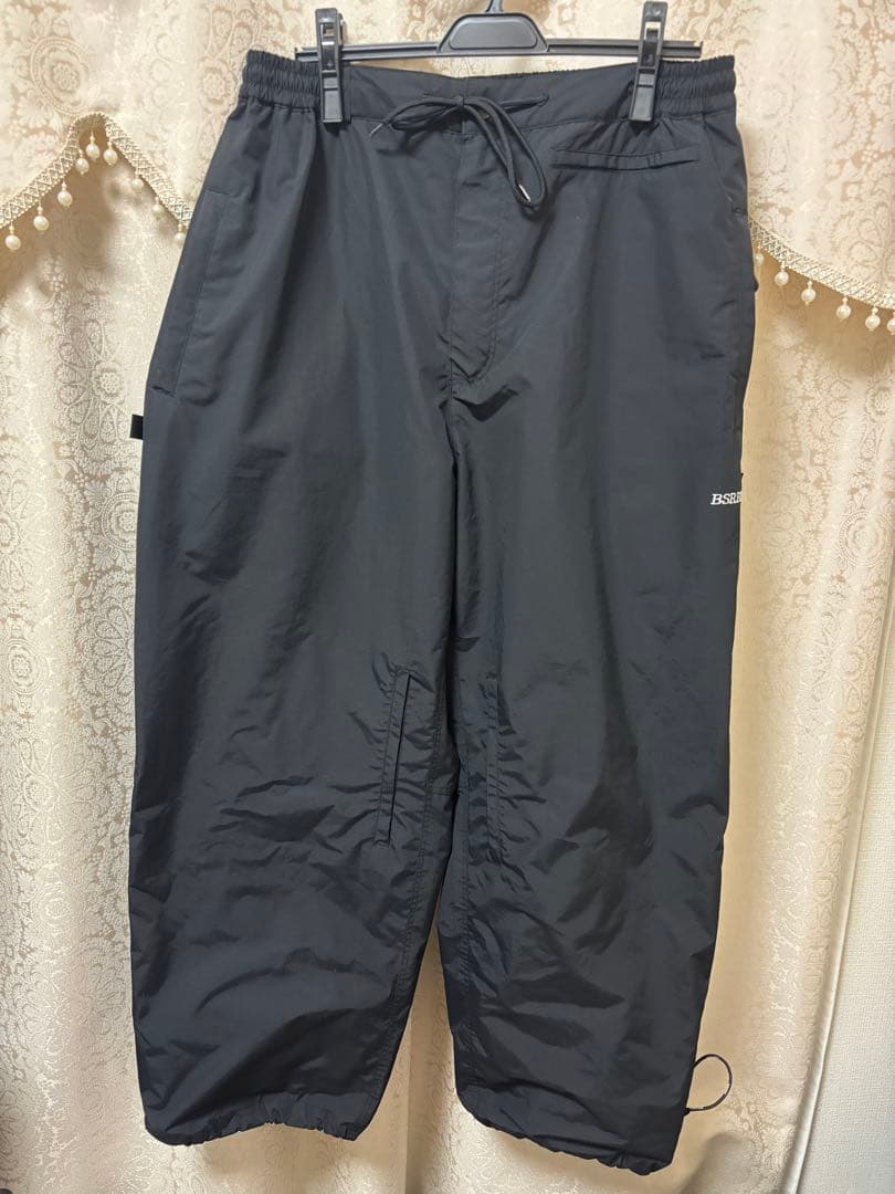 BSRABBIT ウェアスノボ　パンツ スーパーワイドベンチレーション　M 黒