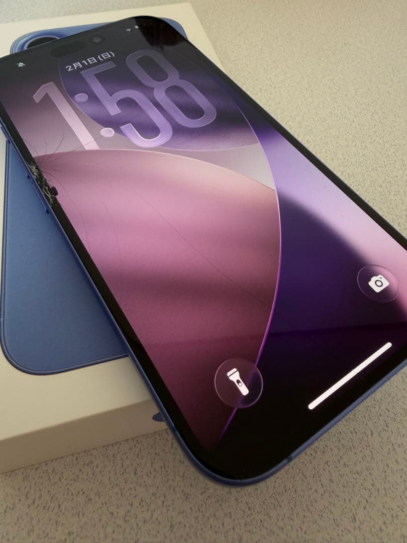 iPhone16 128G SIMフリー ウルトラマリン