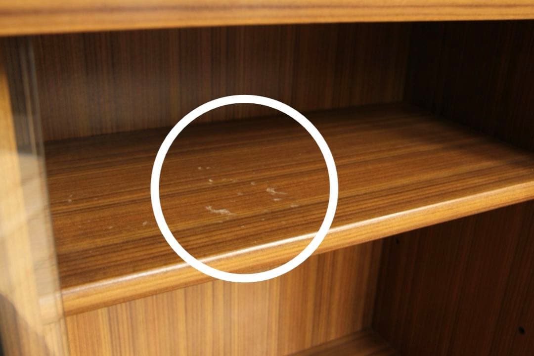 ガラス棚　本棚　収納棚　レトロ家具　古道具　古家具　ビンテージ