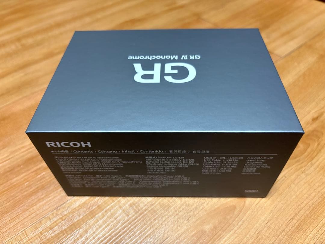 『即日発送』　GR IV monochrome 新品未使用