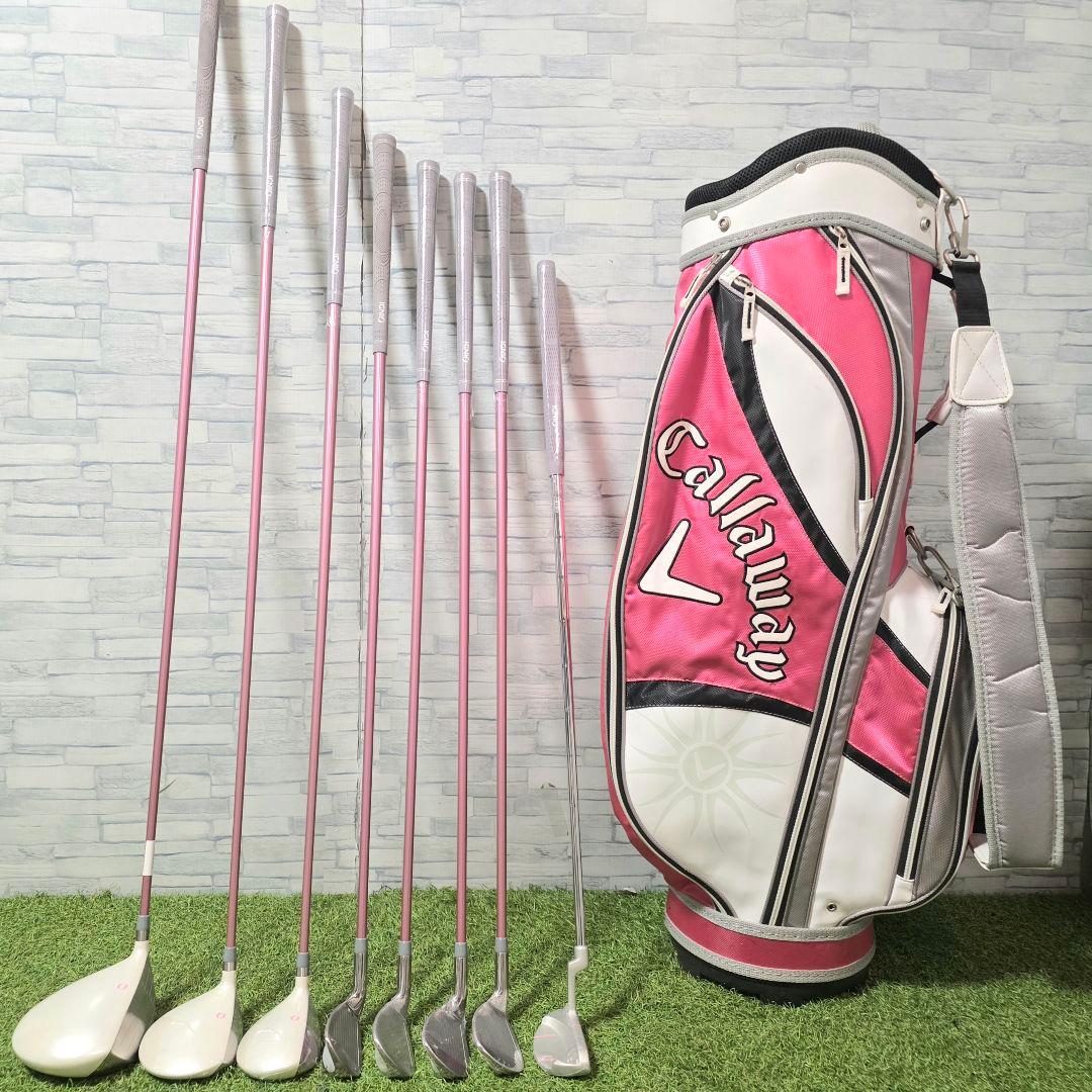 キャディバッグ無し 極美品 キャロウェイ ソレイル キャディバッグ付き