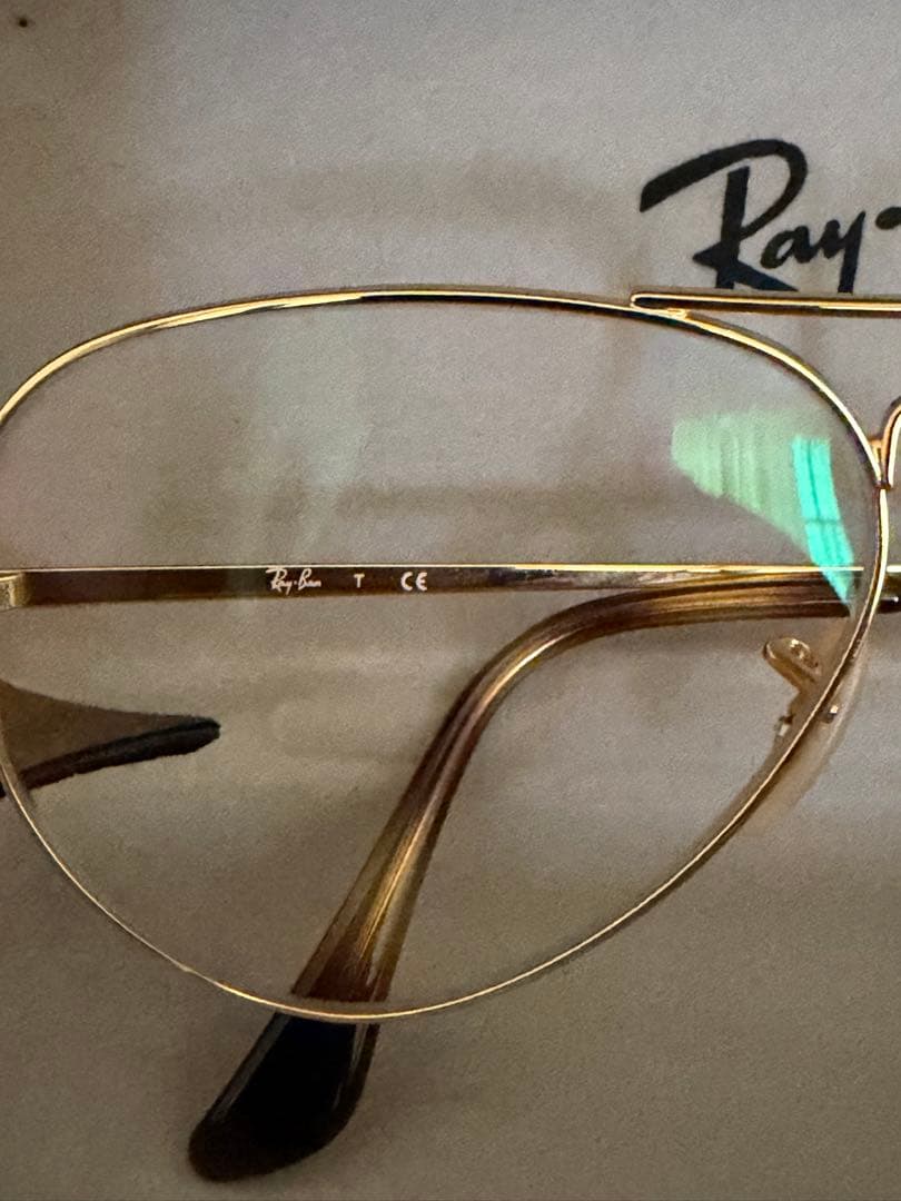 【美品】Ray-Ban RB 6489 ゴールド サングラス