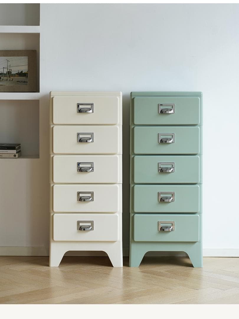 【アイボリー】チェスト 組立不要 5段 収納ケース 収納ボックス 引き出し