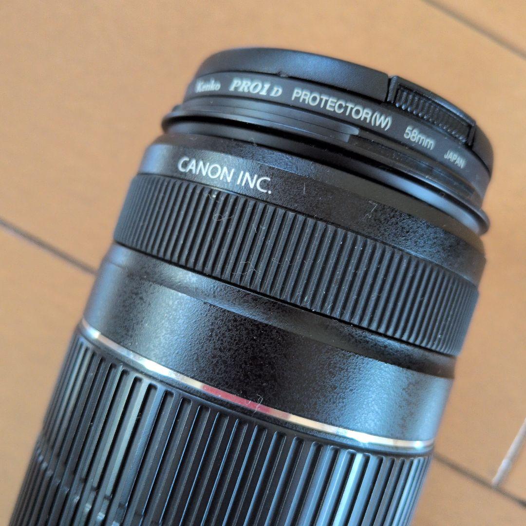 フード+保護レンズ付❣️【Canon】レンズEFS55-250mm