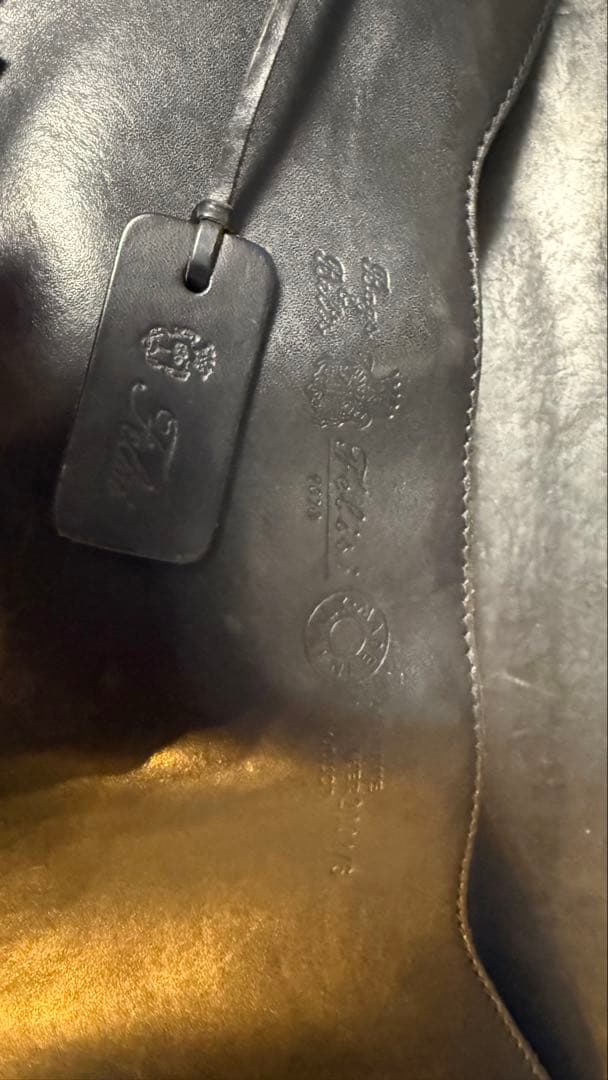 felisi フェリージ　黒　本革バック