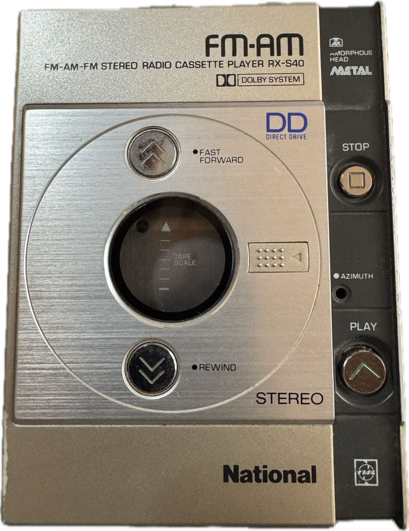 レア National RX-540 カセットプレーヤー
