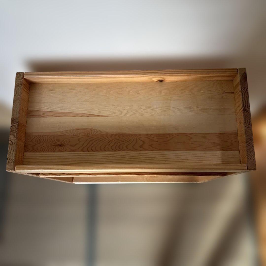 無印良品 パイン材デスク デスクワゴンセット2