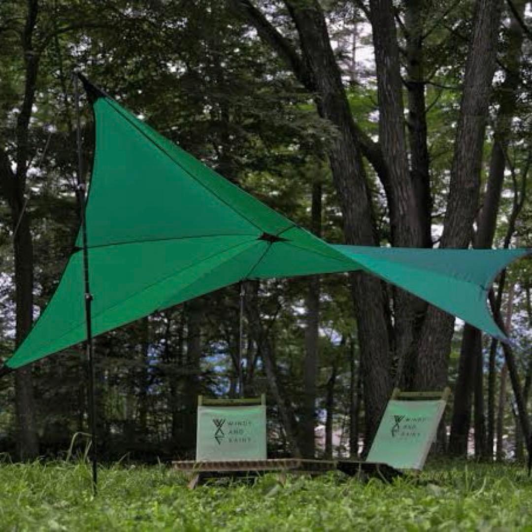 【新品】windy and rainyスターライトタープ フォレスト グリーン