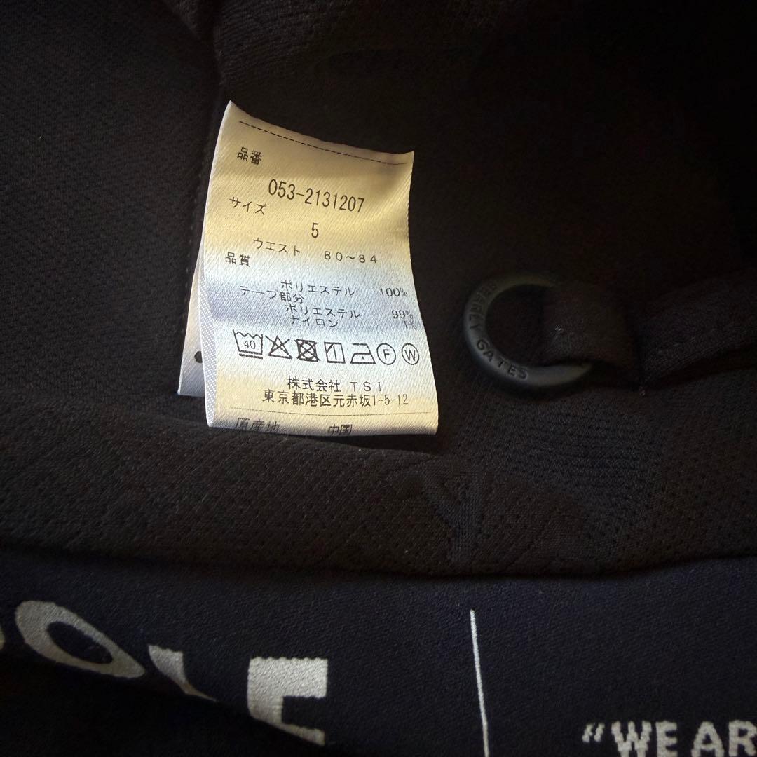 現行モデル　美品　パーリーゲイツ　ジョガーパンツ　L〜XL相当　黒　総柄　5