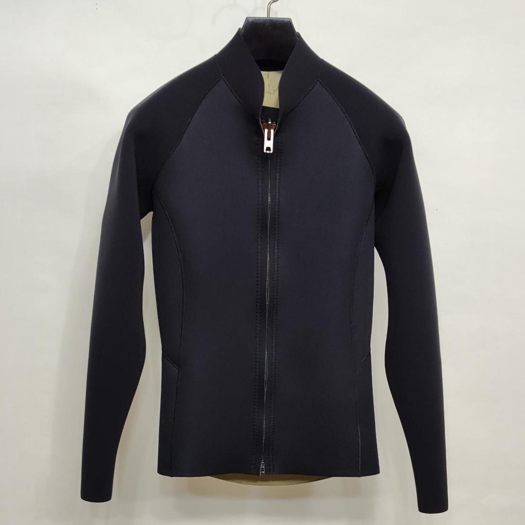 新品☆ジャージ2mmフロントジップ長袖タッパー　MLBサイズ　ウェットスーツ