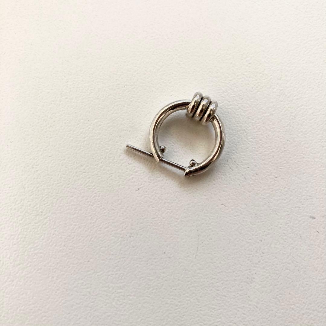 片耳ノーブランド　シルバー925 16mm ヤマト着用　登坂着スピネリ　ピアス
