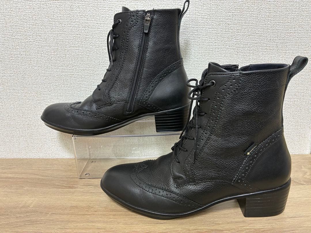 【madras Walk】極美品ゴアテックス サイドジップ レースアップ ブーツ