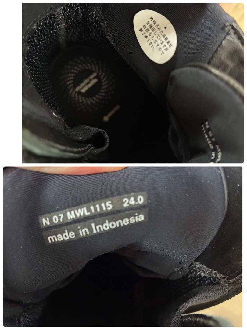 【madras Walk】極美品ゴアテックス サイドジップ レースアップ ブーツ