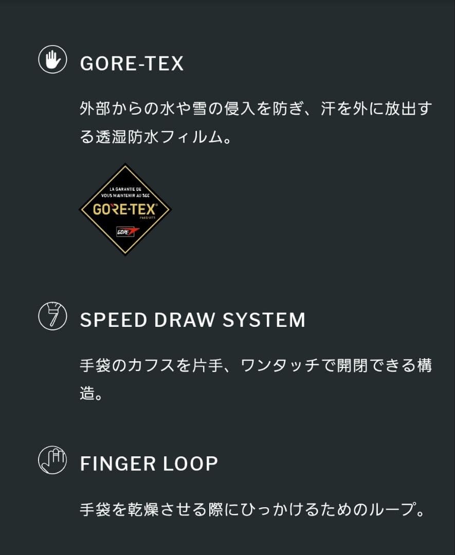 スキー・スノーボードアクセサリー SWANY TR-806 Alpine EXP Mitt MENS/S