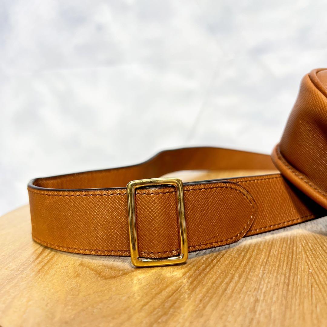 GUCCI 希少 レザー バンブー ウエストバッグ ブラウン 正規品 美品