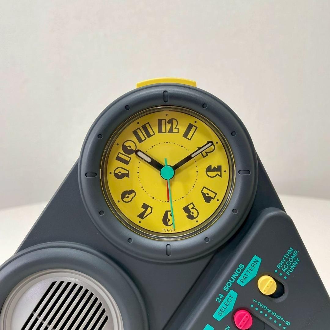 90's デッドストック CASIO カシオ 目覚まし時計 置き時計 未使用