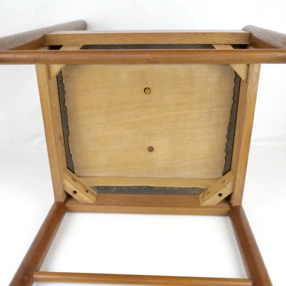 ダイニングチェア 2脚 ブラック オールド マルニ木工 ヴィンテージ 孔雀マーク