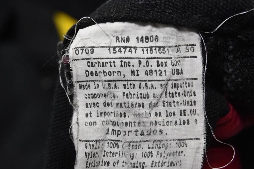 カーハート オーバーオール USA製 17068 ライナー付 ダブルニー 90