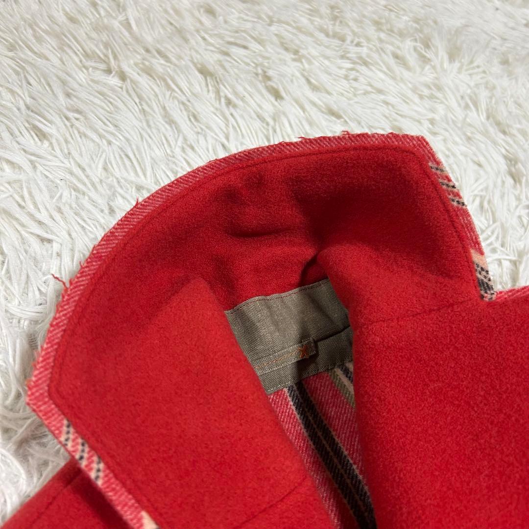 15861✨レア✨45rpm R刺繍 圧縮ウール ダブルフェイス ショートコート